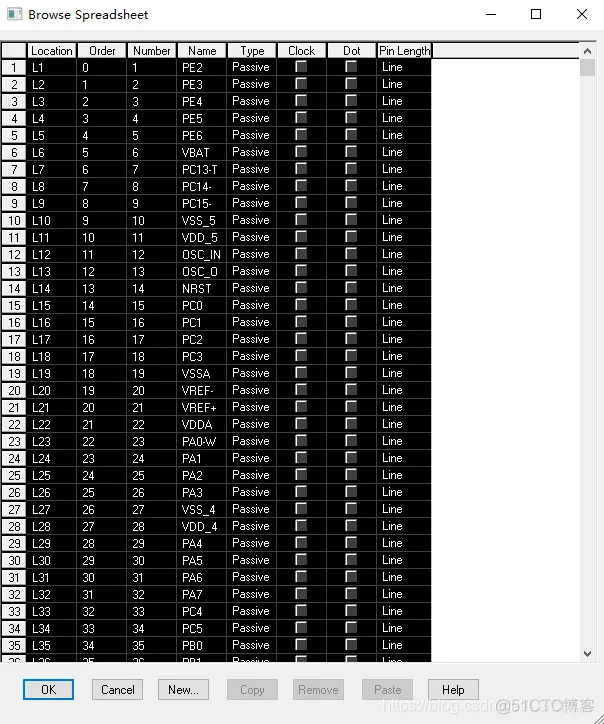 Cadence OrCAD 如何利用Excel表格制作复杂元器件？_引脚_12